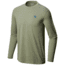 Mountain Hardwear MHW Logo Long Sleeve T - Mens, Heather Green Fade, Small, 1817791394-S