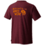 Mountain Hardwear MHW Logo Short Sleeve T - Mens, Heather Cote Du Rhone, Medium, OM7020649-M