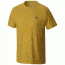 Mountain Hardwear MHW Logo Short Sleeve T - Men's-Heather Inca Gold/Grey-Medium