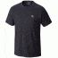 Mountain Hardwear MHW Logo Short Sleeve T - Men's-Heather Black-Large