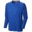 Mountain Hardwear MHW Logo Tee Long Sleeve - Men's-Azul-Small