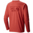 Mountain Hardwear MHW Logo Tee Long Sleeve - Men's-Heather Dark Fire-XX-Large