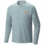 Mountain Hardwear MHW Logo Tee Long Sleeve - Men's-Heather Ice Shadow-Medium