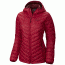 Mountain Hardwear Micro Ratio Hooded Down Jacket - Women's-Pomegranate-Medium