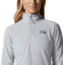 Mountain Hardwear Microchill 2.0 Zip T - Womens, Glacial Heather, Large, 1677371097-GL