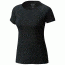 Mountain Hardwear Mighty Stripe Short Sleeve T-Shirt - Women's, Stealth Grey, XL, 1708341006-XL
