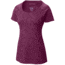 Mountain Hardwear Mighty Stripe Short Sleeve T - Women's-Red Plum-X-Large
