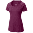 Mountain Hardwear Mighty Stripe Short Sleeve T - Women's-Red Plum-X-Large