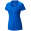 Mountain Hardwear Mighty Stripe Short Sleeve T - Women's-Bright Island Blue-Small