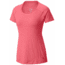 Mountain Hardwear Mighty Stripe Short Sleeve T - Women's-Paradise Pink-Medium