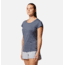 Mountain Hardwear Mighty Stripe Short Sleeve Top - Womens, Blue Slate, Extra Large, 2027951417-XL