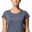 Mountain Hardwear Mighty Stripe Short Sleeve Top - Womens, Blue Slate, Large, 2027951417-Blue Slate-L