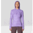 Mountain Hardwear Crater Lake Long Sleeve Hoody - Women's, Harbor Violet Prismatic Print, M, 1829681-561-M