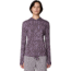 Mountain Hardwear Crater Lake Long Sleeve Hoody - Women's, Purple Sage Shadowdye XS Print, M, 1829681574-574-M