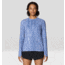 Mountain Hardwear Crater Lake Long Sleeve Top - Women's, Best Coast Blue Prismatic Print, XS, 1982721-448-XS