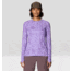 Mountain Hardwear Crater Lake Long Sleeve Top - Women's, Harbor Violet Prismatic Print, XL, 1982721-560-XL