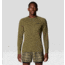 Mountain Hardwear Crater Lake Long Sleeve Tops - Men's, Combat Green, M, 1982421-353-M