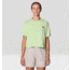 Mountain Hardwear Fossils W Boxy Crop Top - Women's, Frozen In Lime, L, 2149631-386-L