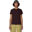 Mountain Hardwear MHW Logo Standard Short Sleeve - Women's, Deep Mulberry, L, 2130211510-510-L