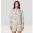 Mountain Hardwear Microchill Half Zip Sweatshirt - Women's, Oyster Shell Screens Print, XL, 2104261-357-XL