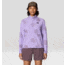 Mountain Hardwear Microchill Half Zip Sweatshirt - Women's, Harbor Violet Screens Print, L, 2104261-560-L