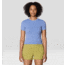 Mountain Hardwear Peak Knit Short Sleeve Shirt - Women's, Best Coast Blue, L, 2113451-448-L