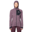 Mountain Hardwear Polartec Power Grid Full Zip Hoody - Women's, Blackberry Heather, Black, XL, 2104821-513-XL