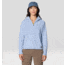 Mountain Hardwear Summit Grid Half Zip Hoody - Women's, Beach Breeze, L, 2105641-471-L