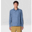 Mountain Hardwear Sun Drift Cooling Long Sleeve Shirt - Men's, Adriatic Blue, L, 2149301-444-L