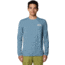 Mountain Hardwear Sunblocker Long Sleeve Shirt - Men's, Adriatic Blue Heather, XL, 190423044184