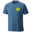 Mountain Hardwear Mountain Mechanic Crest Short Sleeve Shirt - Men's-Heather Phoenix Blue-Small