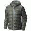 Mountain Hardwear Nitrous Hooded Down Jacket - Men's-Thunderhead Grey-Large