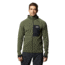 Mountain Hardwear Polartec Power Grid Full Zip Hoody - Men's, Surplus Green Heather, Large, 2104541347-L