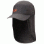 Mountain Hardwear Ravi Flap Cap - Shark/State Orange-Large