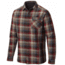 Reversible Flannel Plaid Long Sleeve Shirt - Mens-Smolder Red-Medium