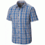 Mountain Hardwear Seaver Tech Short Sleeve Shirt - Men's -Blue Jay-Small