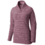 Snowpass Fleece Pullover - Womens-Heather Dark Raspberry-Small