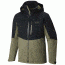 Mountain Hardwear South Chute Jacket - Men's-Black/Stone Green-Medium