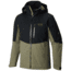 Mountain Hardwear South Chute Jacket - Men's-Black/Stone Green-Small