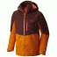 Mountain Hardwear South Chute Jacket - Men's-Redwood/Orange Copper-Small