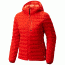 Mountain Hardwear StretchDown Hooded Jacket - Women's, Fiery Red, Medium, 1756301636-M