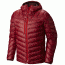 Mountain Hardwear StretchDown RS Hooded Jacket - Men's-Smolder Red-Small