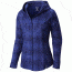 Mountain Hardwear Stretchstone Flannel Hooded Shirt - Women's-Ebony Blue-4