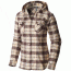 Mountain Hardwear Stretchstone Flannel Hooded Shirt - Women's-Purple Plum-Medium