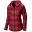Mountain Hardwear Stretchstone Flannel Hooded Shirt - Women's-Rich Wine-2