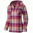 Mountain Hardwear Stretchstone Flannel Hooded Shirt - Women's-Haute Pink-Small
