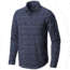 Mountain Hardwear Stretchstone Long Sleeve Flannel Shirt - Men's, Dark Zinc, Extra Large, 1677161406-XL