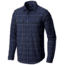 Mountain Hardwear Stretchstone Long Sleeve Flannel Shirt - Mens, Dark Zinc, Medium, 1677161406-M