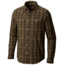 Mountain Hardwear Stretchstone Long Sleeve Flannel Shirt - Mens, Darklands, Extra Large, 1677161925-XL