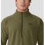 Mountain Hardwear Summit Grid 1/2 Zip Hoody - Mens, Combat Green, Small, 2050331353-S